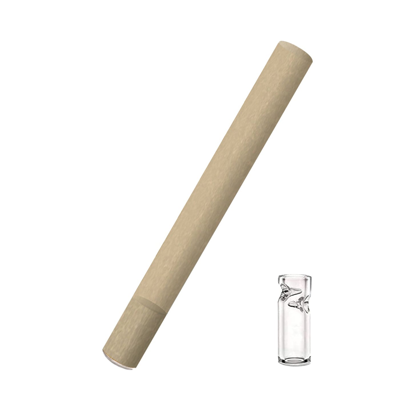 Bulk Tubes (Glass Tip): Unbleached Brown