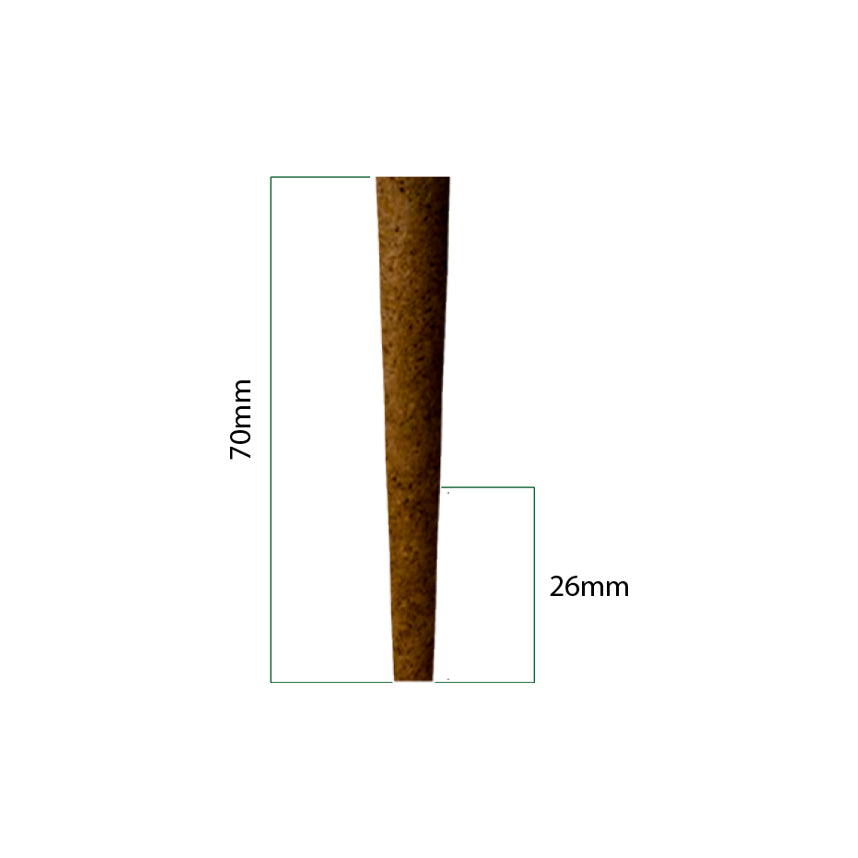 Bulk Cones: Dark Brown
